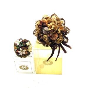 Vintage Hand Tied Real Spice Mini Floral Bouquets Corsages Felicitas Kreutzer